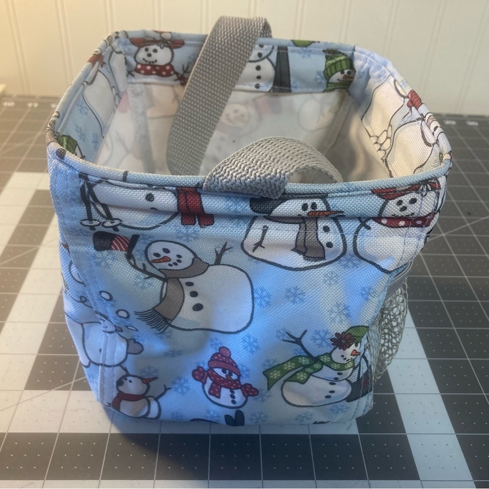 Small Thirty-one Snowman Tote